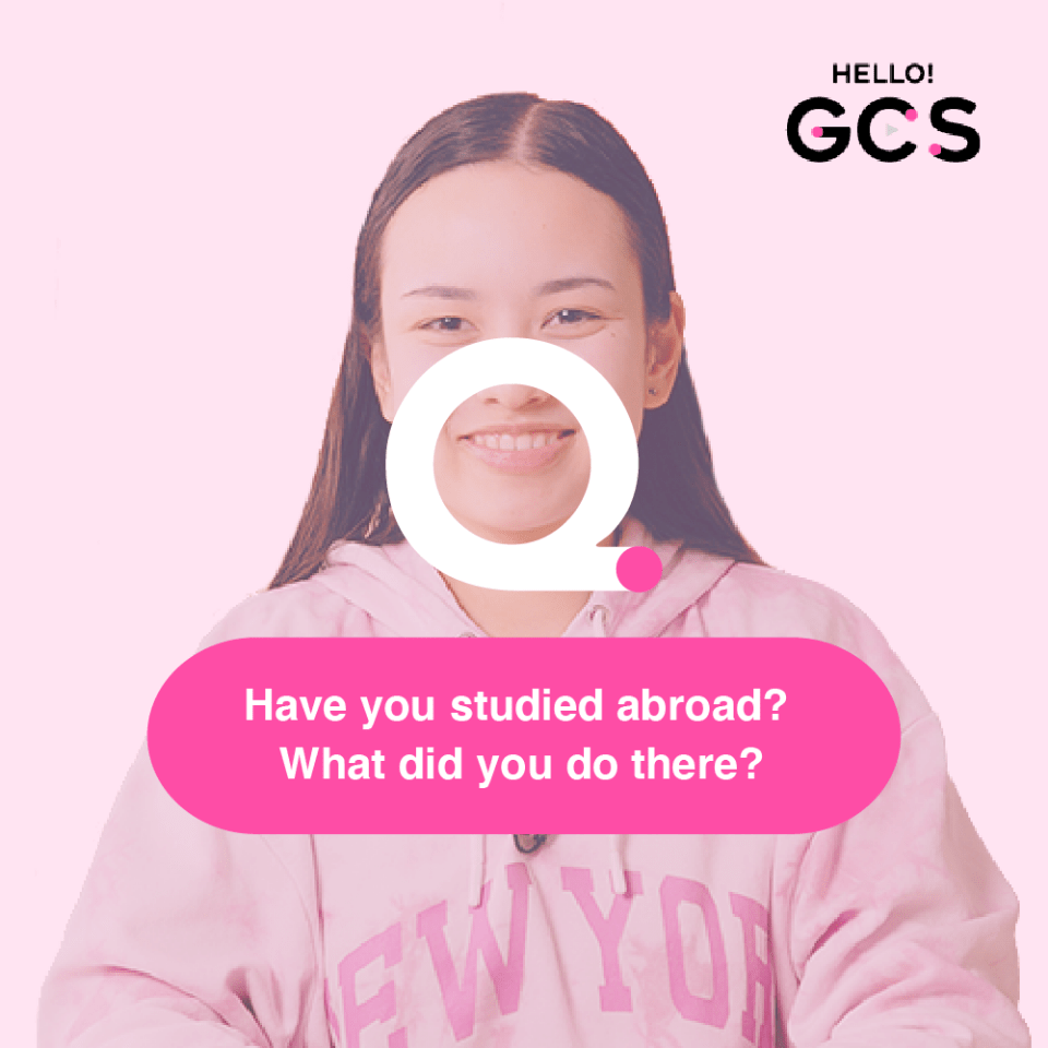 Q. Have you studied abroad? What did you do there?