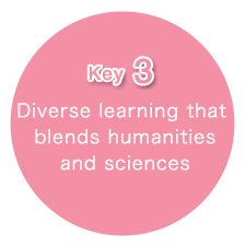 Key 3: Diverse learning that blends humanities and sciences